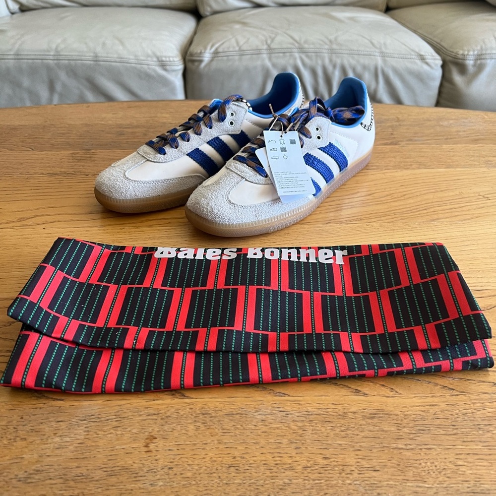 Adidas Samba Wales Bonner Nylon Wonder Blue/Clay Royal